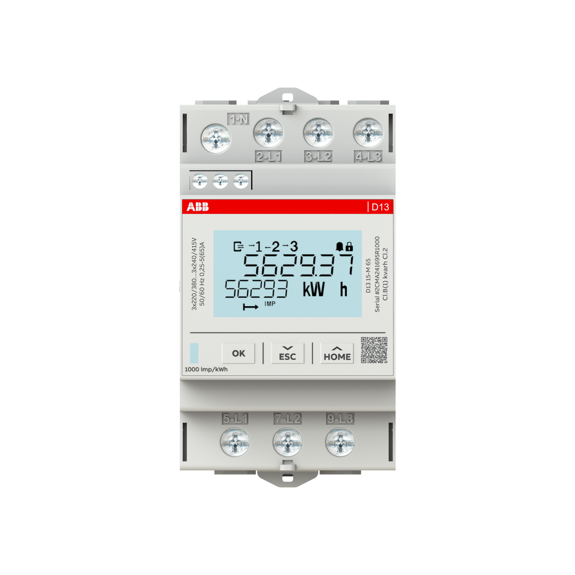 Energy meter '15', Other, 3-phase, 65 A – Görsel 2 / 4