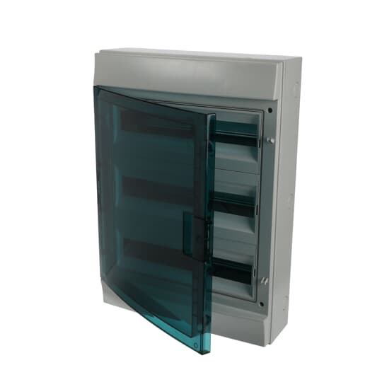Consumer unit  MISTRAL65, Surface mounting, 54 modules, 3 row(s), IP65,  Door: Single, Plastic, Transparent, Dimensions: 600 mm x 430 mm x 155 mm – Image 3 of 3
