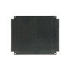 Enclosure accessories mounting plate  MISTRAL65/65H accessories, 12 modules, 2 row(s), Dimensions: 306 mm x 250 mm x 2 mm