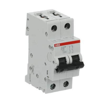 Miniature Circuit Breaker - S200M - 2P - 16 A - D - (AC) 10 kA