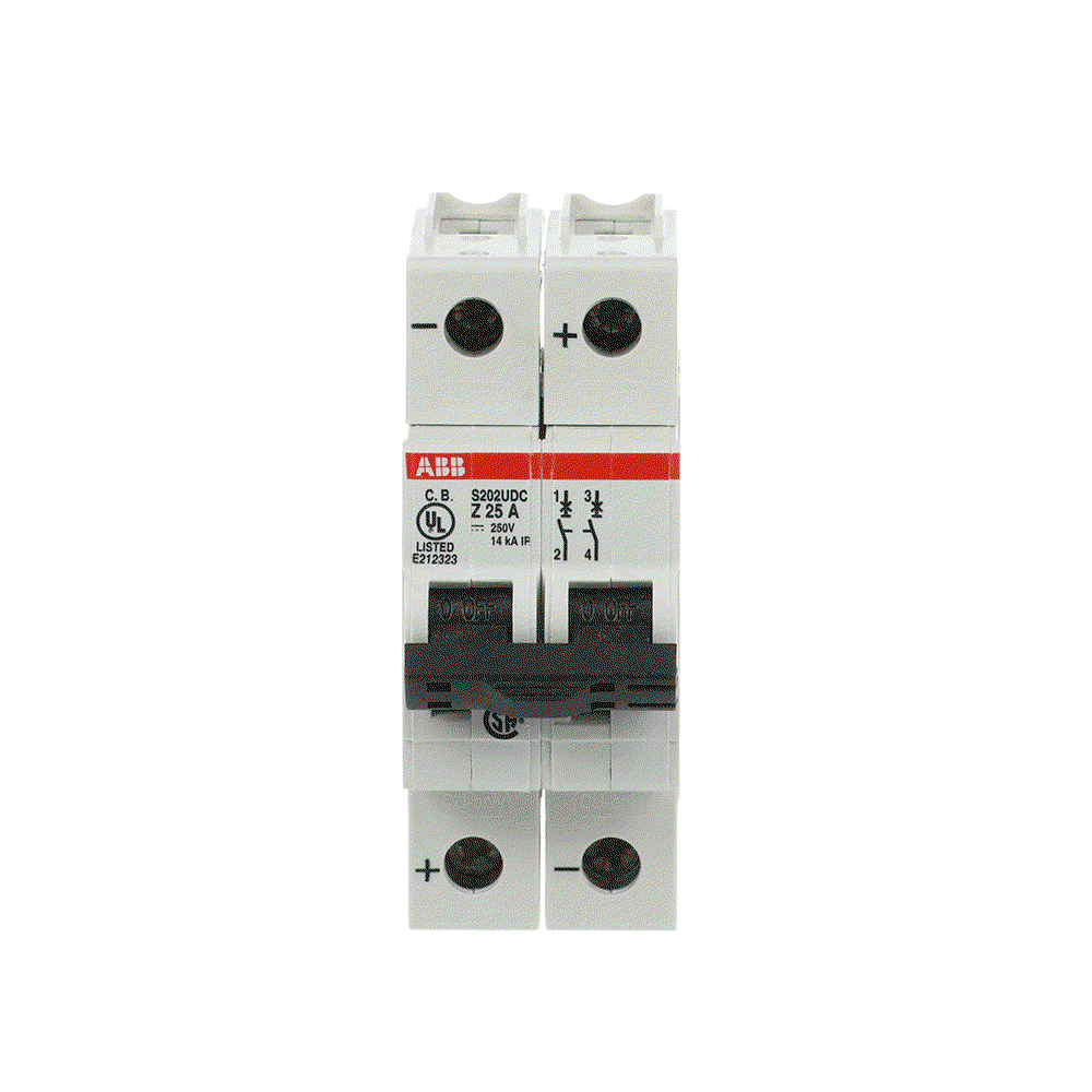 Miniature Circuit Breaker - S200UDC - 2P - 25 A - Z - (230 V AC) 14 kA
