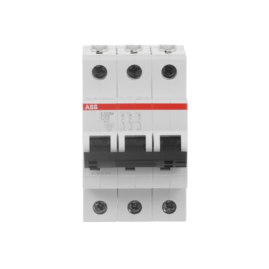 Miniature Circuit Breaker - S200M - 3P - 13 A - C - (AC) 10 kA