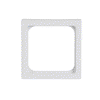 Cover plate 50x50 mm for data connection housing studio white - Platform 63