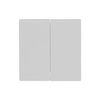 Control Elements for Switch/push button, Two-part rocker studio white - Platform 63