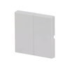 Control Elements for Switch/push button, Two-part rocker studio white - Platform 63