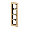 Cover frame 4-gang gold - carat