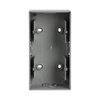 Mounting Box 2-gang aluminium silver - future linear