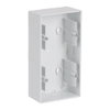 Mounting Box 2-gang studio white matt - future linear