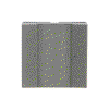 HVAC/CO2-device 2gang stainless steel - Pure Stainless Steel