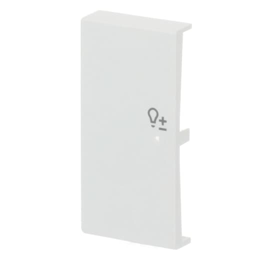 Rocker Symbol "dimming" with Small Transparent Calotte 2gang studio white matt - Platform 63 – Image 3 of 3