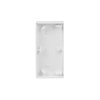 Rocker Symbol "light" with Small Transparent Calotte 2gang studio white matt - Platform 63