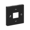 User Operation Symbols "up, down, ECO, Power" 1gang black matt - Platform 63