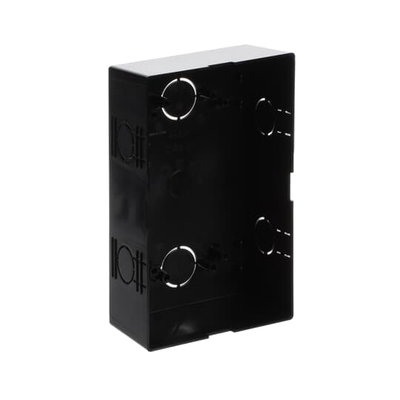 Pre-installation box, 1/2, black
