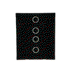 Pre-installation box, 2/3, black