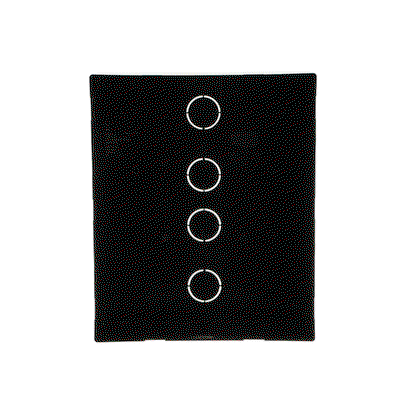 Pre-installation box, 2/3, black