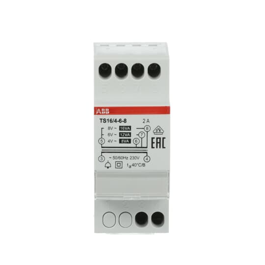 TS16/4-6-8 Non-inherently short-circuit proof bell transformer