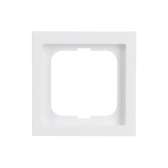 Cover frame 1gang studio white