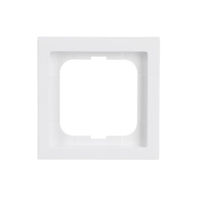 Cover frame 1gang studio white