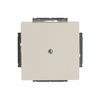 Cover plate for Blind cap 1-gang with Mounting plate ivory white - Platform 63