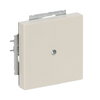 Cover plate for Blind cap 1-gang with Mounting plate ivory white - Platform 63