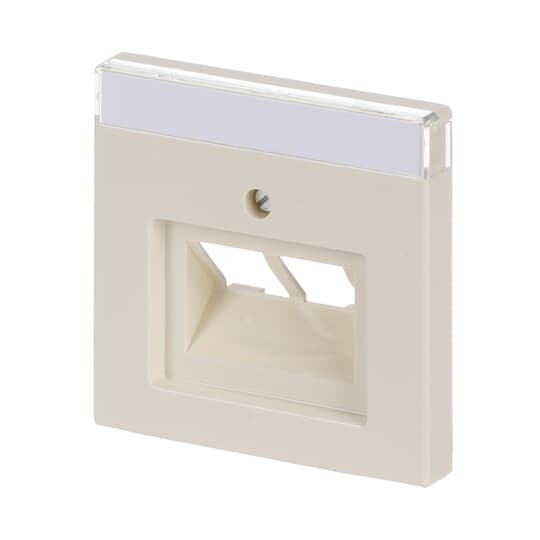 Cover plate with labelling field UAE/IAE (ISDN) 2 gang ivory white - Platform 63 – Image 4 of 4