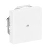Cover plate Cable outlet studio white - Platform 63