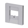 Cover plate D-Sub 15-pole 1 gang aluminium silver - Platform 63