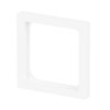 Cover plate 50x50 mm for data connection housing studio white matt - Platform 63