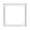 Cover plate 50x50 mm for data connection housing studio white matt - Platform 63
