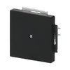 Cover plate for Blind cap 1-gang with Mounting plate black matt - Platform 63