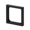 Cover plate 50x50 mm for data connection housing black matt - Platform 63