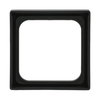 Cover plate 50x50 mm for data connection housing black matt - Platform 63