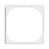 Intermediate Ring for cover plates Busch-Balance® SI 1-gang studio white matt - Platform 63