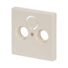 Cover plate SAT 3 gang ivory white - Platform 63