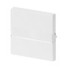 Rocker with labelling field for Switch/push button, Single rocker studio white - Platform 63