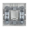 Rocker switch for Switch/push button, Single rocker studio white - Platform 63