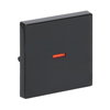 Rocker with Small Red Calotte for Switch/push button, Single rocker anthracite - Platform 63