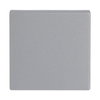 Rocker for Switch/push button, Single rocker aluminium silver - Platform 63