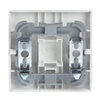 Rocker for Switch/push button, Single rocker studio white matt - Platform 63