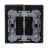 Rocker for Switch/push button, Two-part rocker black matt - Platform 63