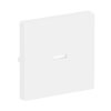 Rocker with Small Transparent Calotte for Switch/push button, Single rocker studio white matt - Platform 63
