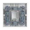 Rocker with legend Symbol "bell" for Switch/push button, Single rocker studio white - Platform 63