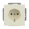 SCHUKO® socket insert ivory white - Platform 63
