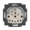 SCHUKO® Socket insert with labelling field with label space studio white - Platform 63