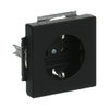 SCHUKO® socket insert black matt - Platform 63