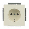 SCHUKO® socket insert Safety Shutter ivory white - Platform 63