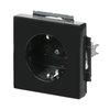 SCHUKO® socket insert Safety Shutter anthracite - Platform 63