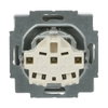 SCHUKO® Socket insert with labelling field Safety Shutter with label space aluminium silver - Platform 63