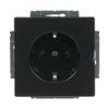 SCHUKO® socket insert Safety Shutter without claw anthracite - Platform 63