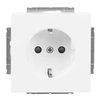 SCHUKO® socket insert Safety Shutter without claw studio white matt - Platform 63